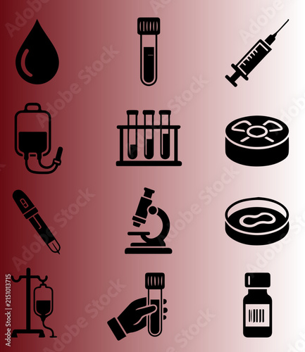 Blood Donation and Hematology Medical Illustration