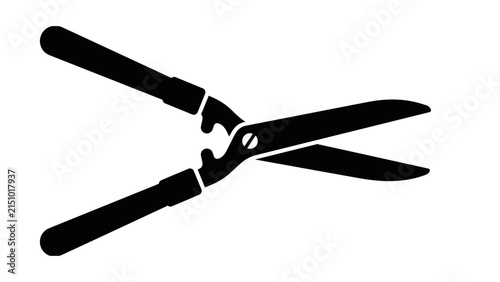 Garden Shears Vector Illustration