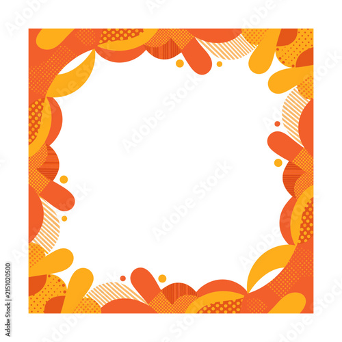 Modern Decorative Frame Vector, Oriental Gold Line Border Design, Contemporary Asian Abstract Frame, Elegant Abstract Pastel Background, Technology Inspired Abstract Background