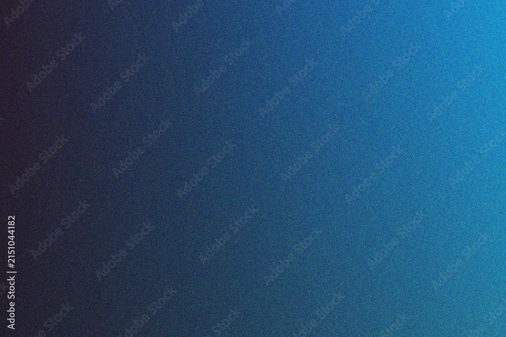 Naklejka premium Deep indigo to bright blue color gradient surface featuring subtle digital noise for modern technological aesthetics