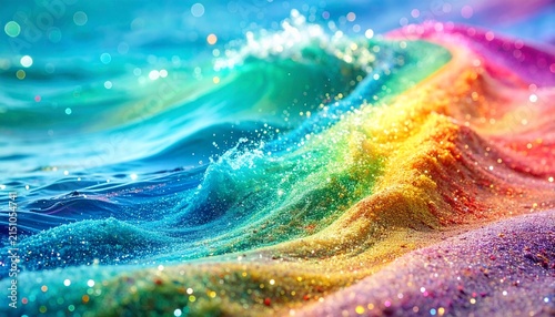 abstract background of rainbow