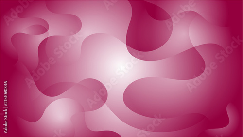 Foto Smooth abstract gradient fluid shapes overlaying pink background for modern design project