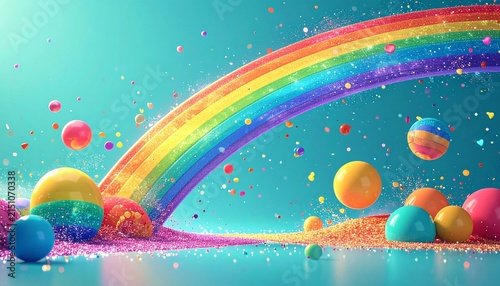 abstract rainbow background