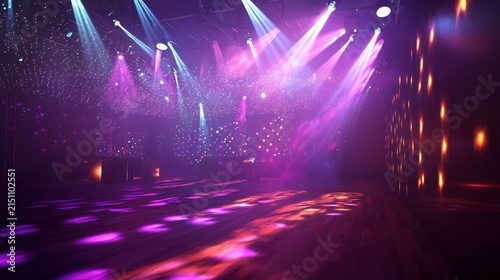 Colorful club lighting