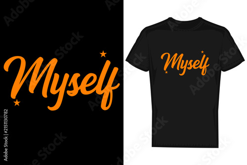 Custom Typography T-shirt design

