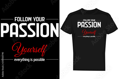 Custom Typography T-shirt design
