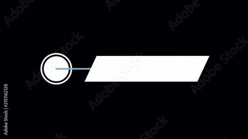 4k video Horizontal Line Callout Lower Third Minimal Modern Professional Video Overlay Vector for Content Creators