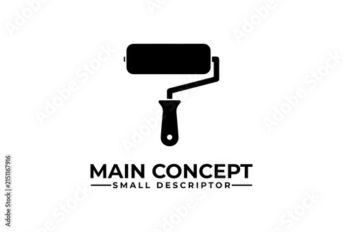Paint roller tool serves as a versatile emblem for professional home renovation services today.