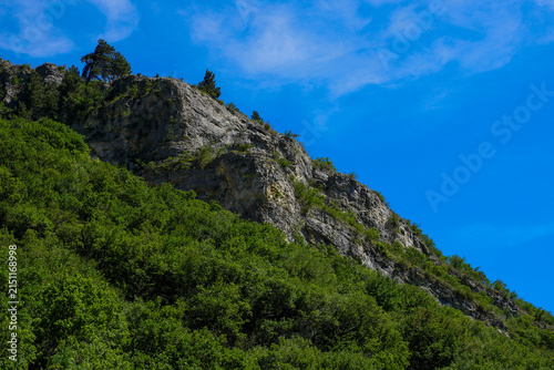 Canvastavla Wandern zur La chapelle de Saint-Maurice in Dieulefit