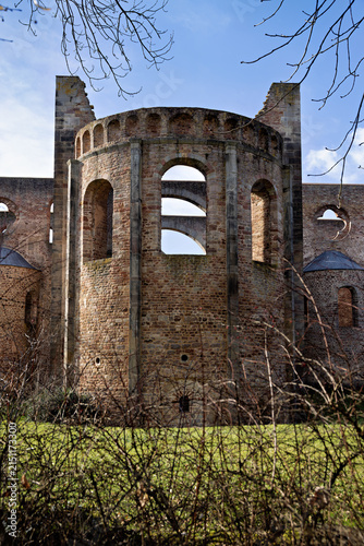 Canvastavla Historic Abbey Ruins of Bad Hersfeld Monastery