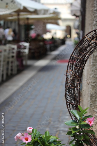 Fotografie Historic Castel Gandolfo street view