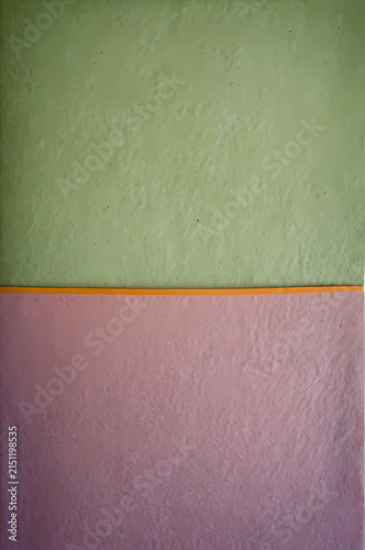 Minimal handmade paper texture background in sage green and dusty pink with elegant color block design