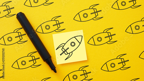 Foto Innovative Thinking and Breakthrough Idea for Business Success, Fresh Perspectiv