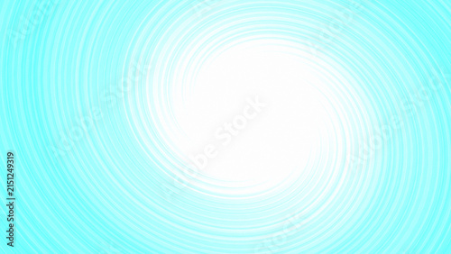 Canvastavla Cyan swirl abstract background, light blue spiral pattern with white center, vib