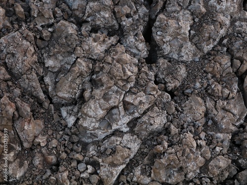 Konstfotografi Dry and cracked soil texture caused by severe drought
