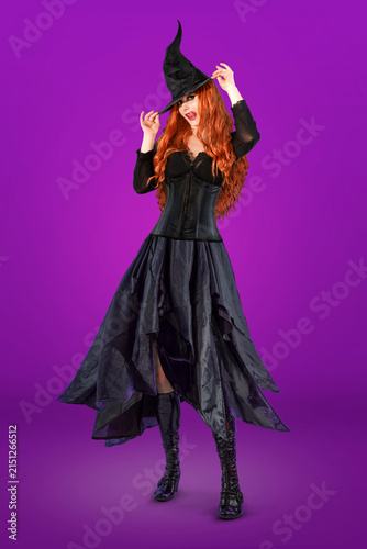 Foto Witch on Halloween