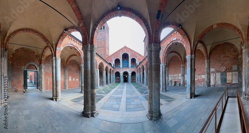 basilica sant'ambrogio milano italy