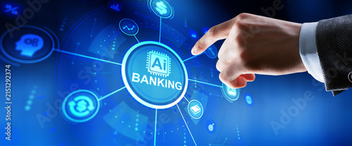 AI Artificial Intelligence Banking System for Financial Services and Digital Transactions