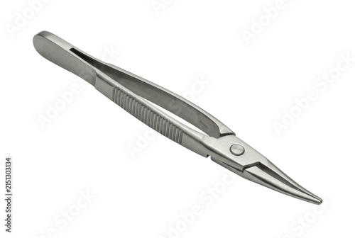 Professional dental extraction forceps or pliers.
