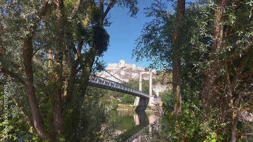 Châteaux Gaillard - Les Andélys - Vue avec la Seine au premier plan - Eure - Normandie