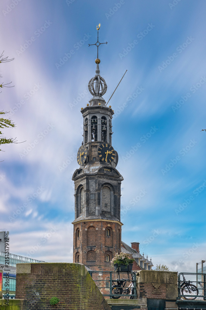 Fototapeta premium Amsterdam is the capital of the Netherlands, known for its artistic heritage and its elaborate canal system.