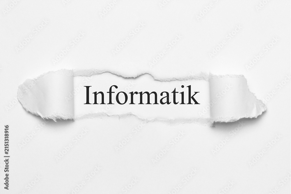 Obraz premium Informatik