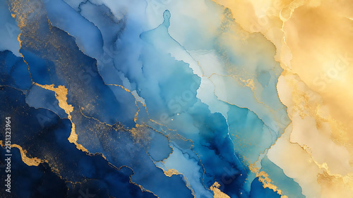 Abstract blue and green gradient seamless texture with subtle pixelation effect