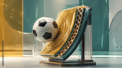 sports football ball impact testing against layered protective sports material

