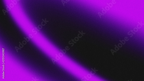 Cuadro en lienzo Abstract Purple Neon Glow Background with Smooth Gradient Waves