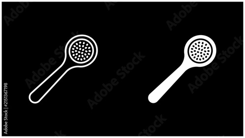 Set of Two Minimalist Facial Cleansing Brush Icons
