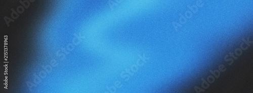 фотографія Abstract grain gradient background with vibrant blue color blend and dark edges with subtle noise texture effect