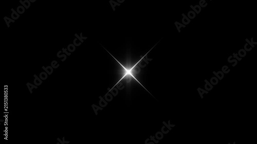 Doodle cartoon twinkling stars animation, star twinkling, white star blinking animation, single star glitter, twinkle animation, sparkling stars shine animation on transparent black screen, 4K and UHD
