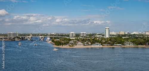 Port Everglades and the Fort Lauderdale, Cruise ship port, Florida, USA