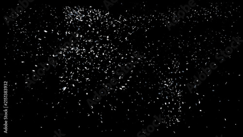 Abstract digital background featuring glowing white particles and light streaks