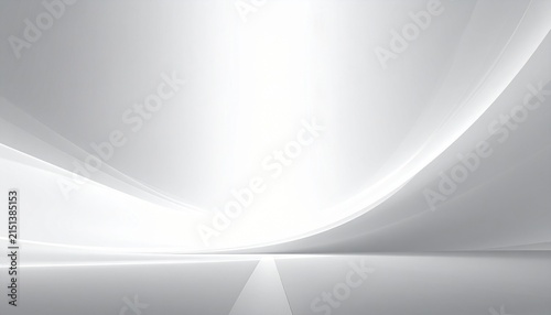 Modern abstract background with luminous white and grey gradients, creating a sleek and professional design for presentations, websites, technology concepts, or elegant visual aesthetics