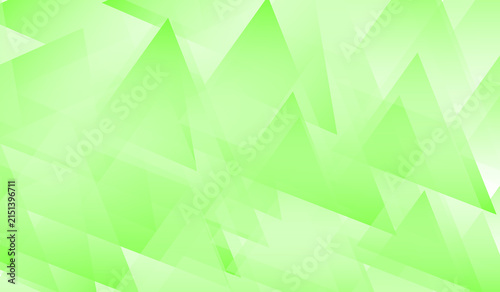 triangles abstract geometric background, bright green shapes, low poly elements on checkered, light background, light effect tech minimal design 