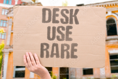 Картината върху платно "Desk use rare" Home-office equipment can seem reasonable until you count the usage