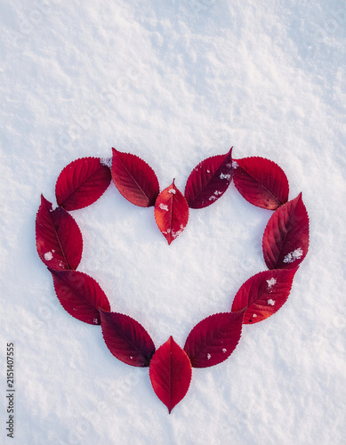 heart made of flowers