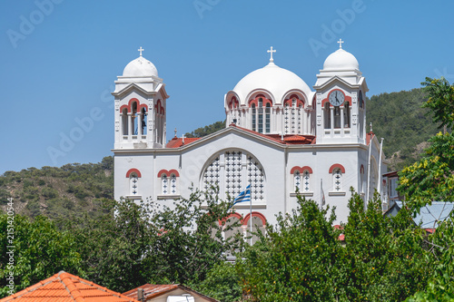 Church of Holy Cross building in Pedoulas, Cyprus