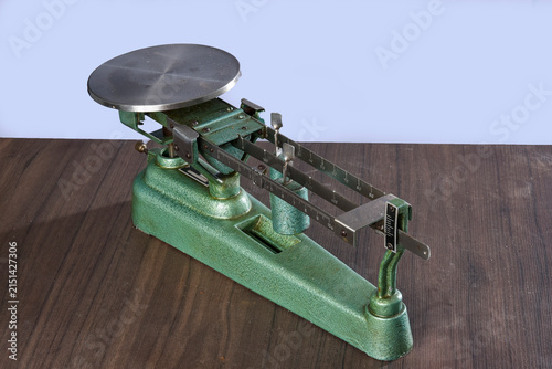 Cuadro en lienzo vintage cast-iron scale for weighing