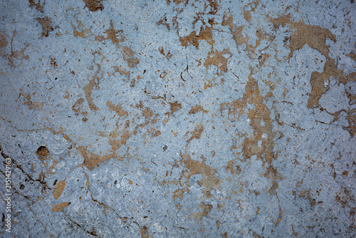 Photography Close view of textured surface with light blue and brown colors showing roughnes