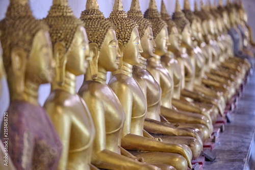 Canvas Print golden budha