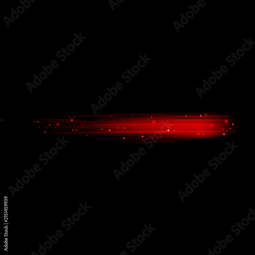 A striking abstract composition featuring a vibrant red glow against a stark black background creating a dynamic visual