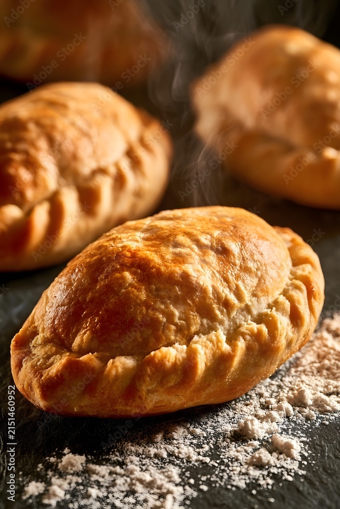 Fototapeta premium Rustic Baked Empanada