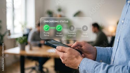 mobile productivity app task progress tracking checklist interface on smartphone screen workflow management dashboard for efficient task completion time management and business process optimization