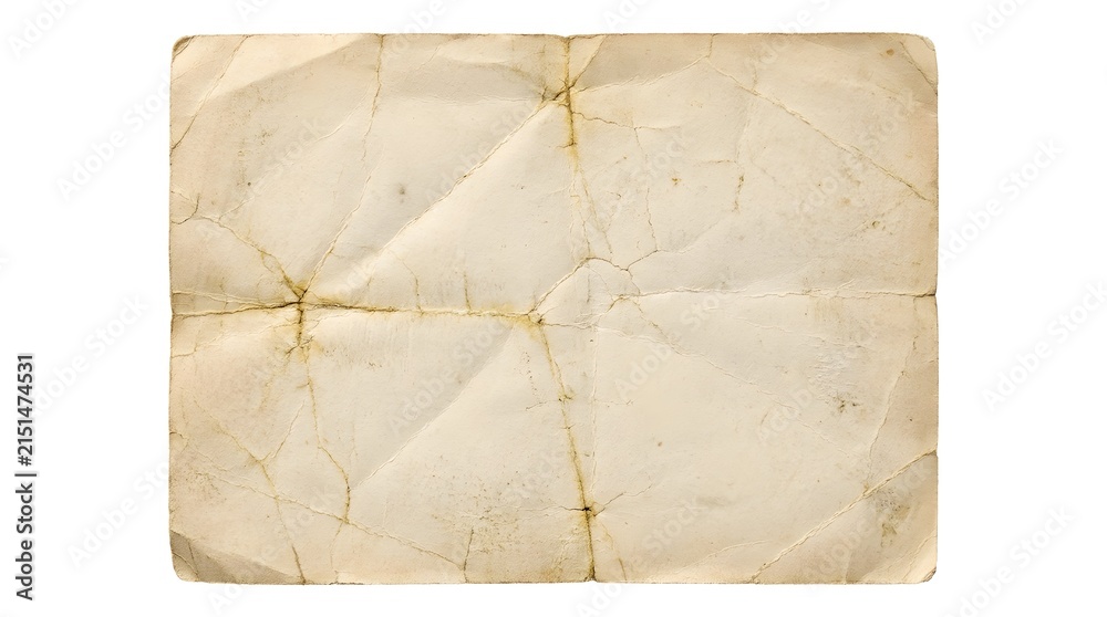 Naklejka premium A soft cream colored quilted bed pillow with a tufted button design isolated on a white background