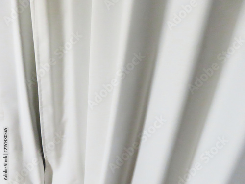 white curtain on white