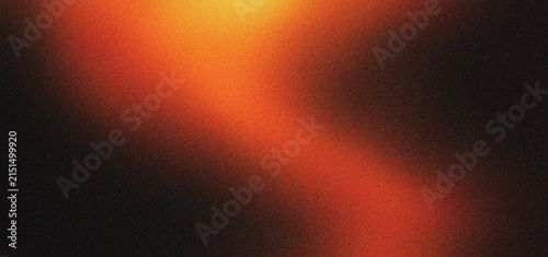 Canvas Print Vintage light leak background with warm orange glow and film grain texture