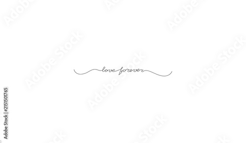 Minimalist i love you handwritten text script design on plain white background