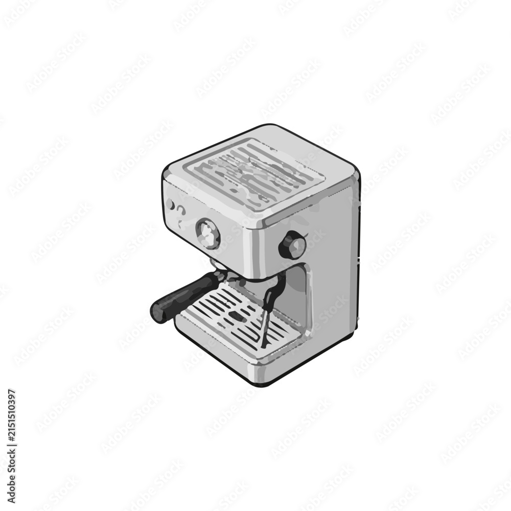 Foto coffe machine espresso